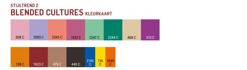 Kleurkaart Blended Cultures algemeen