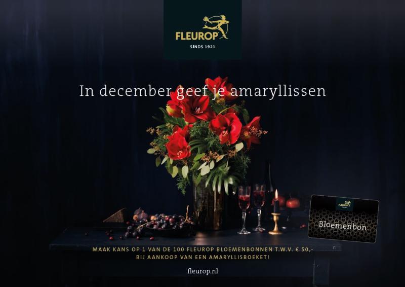 Shopper activatie amaryllis bij Fleurop Nederland Shopper activatie amaryllis bij Fleurop Nederland