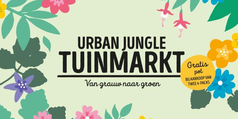 Urban Jungle Tuinmarkt keert terug Urban Jungle Tuinmarkt keert terug
