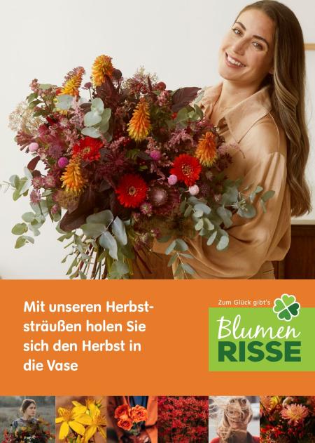 Campaign for Autumn bouquets at Blumen Risse