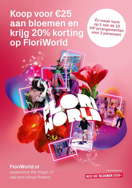 FloriWorld shopper activatie bij bloemisten